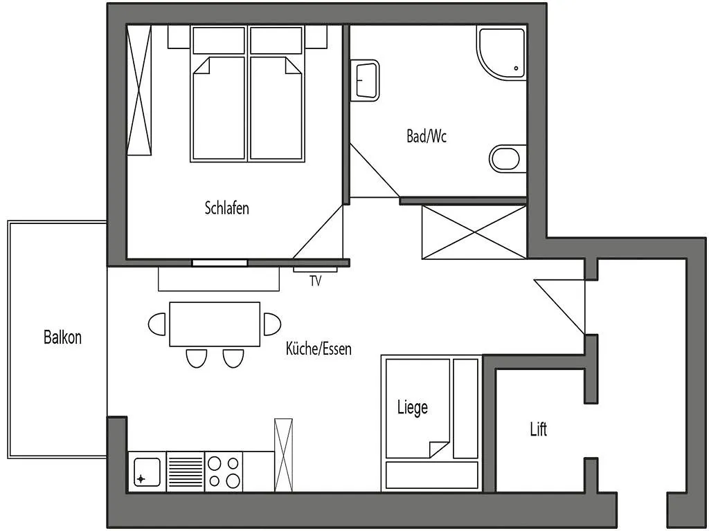 Apartment Kasperhof Appartements Innsbruck Top 1 - 5 Österreich